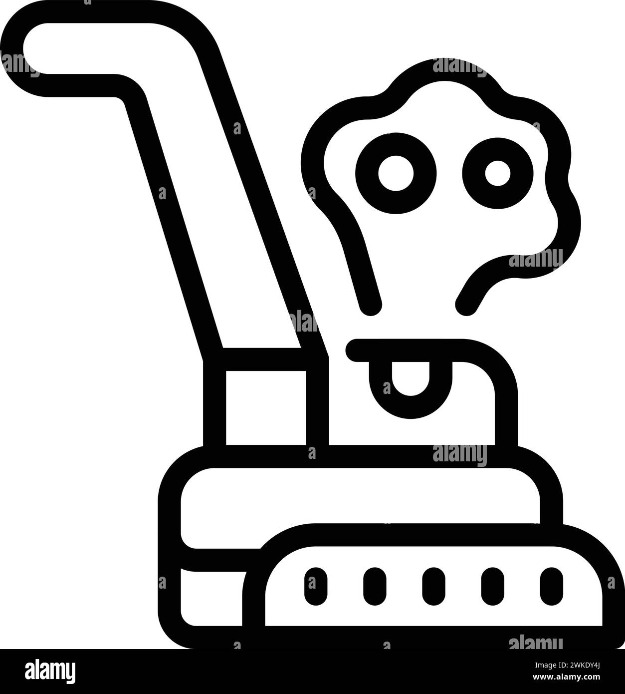 Hard floor cleaner icon outline vector. Sanitation maintenance tool