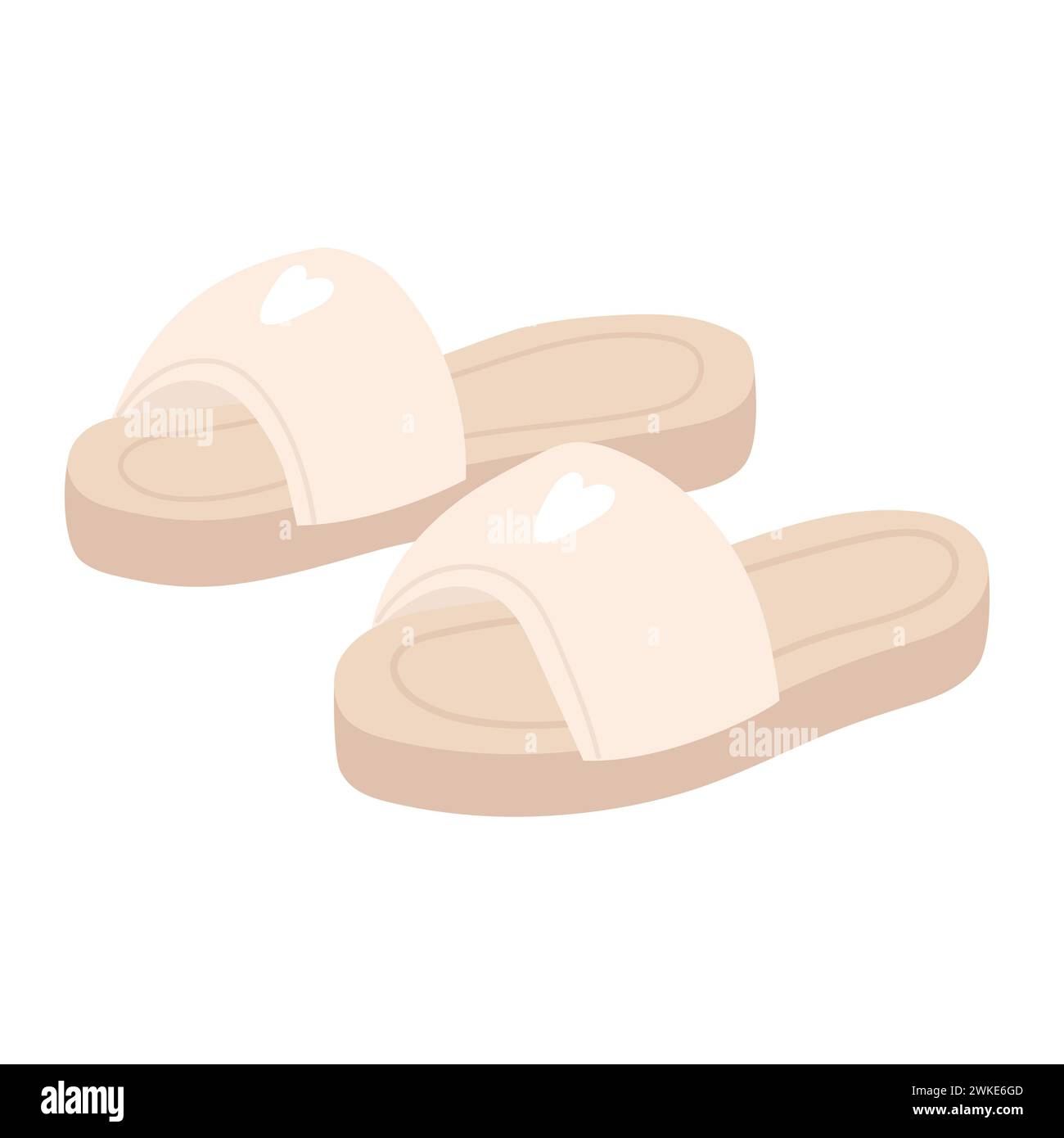 Vector Cartoon Blue Beach Slippers On White Background Royalty Free SVG,  Cliparts, Vectors, and Stock Illustration. Image 62757907.