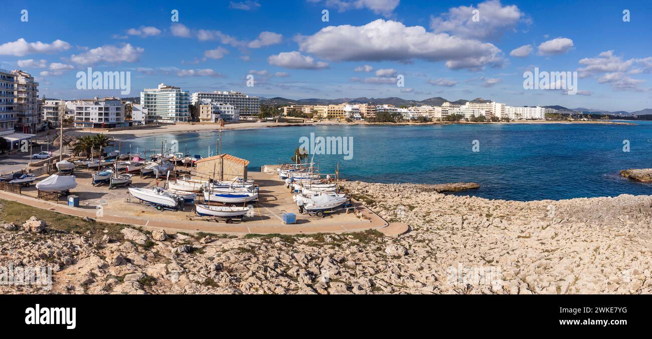 S Illot, Manacor, Majorca, Balearic Islands, Spain. Stock Photo