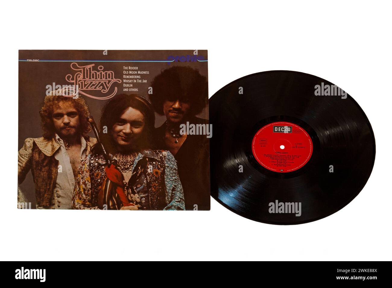 Thin Lizzy Profile vinyl record album LP cover isolated on white