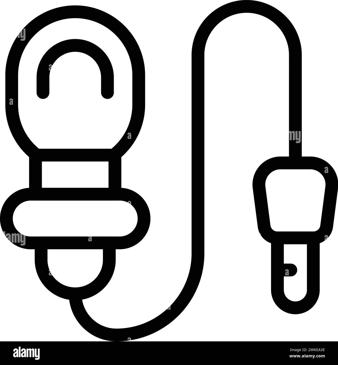 Lapel mic icon outline vector. Interview tiny speaker. Broadcasting