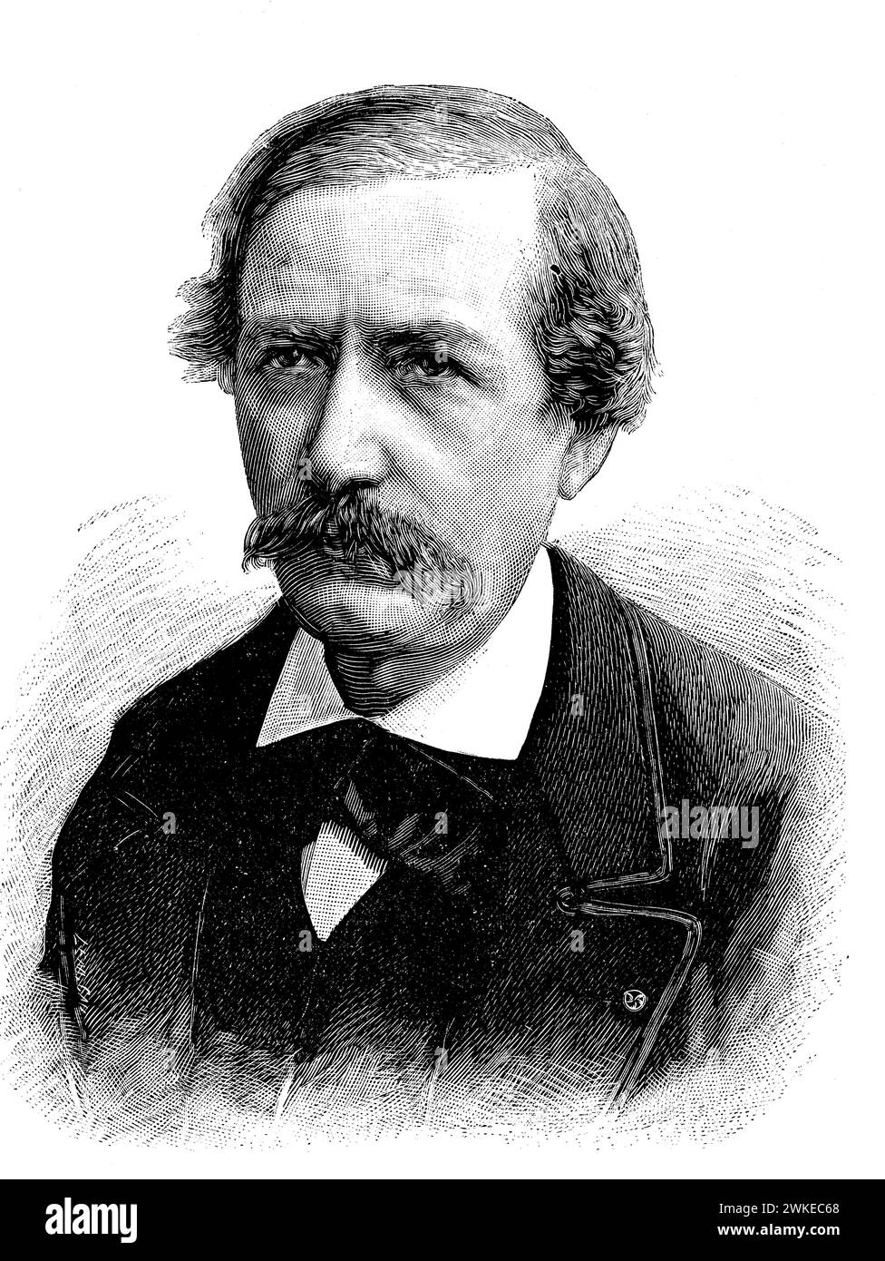 Marcelin Pierre Eugéne Berthelot (1827-1907), químico e historiador francés, librepensador republicano. Stock Photo