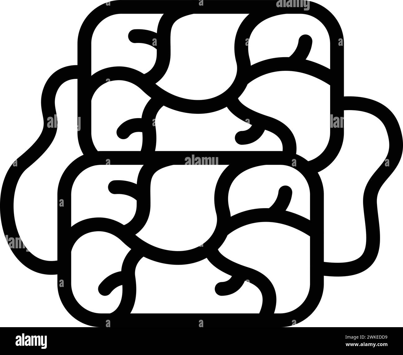 Minced meat dolma rolls icon outline vector. Cabbage leaves dolmades