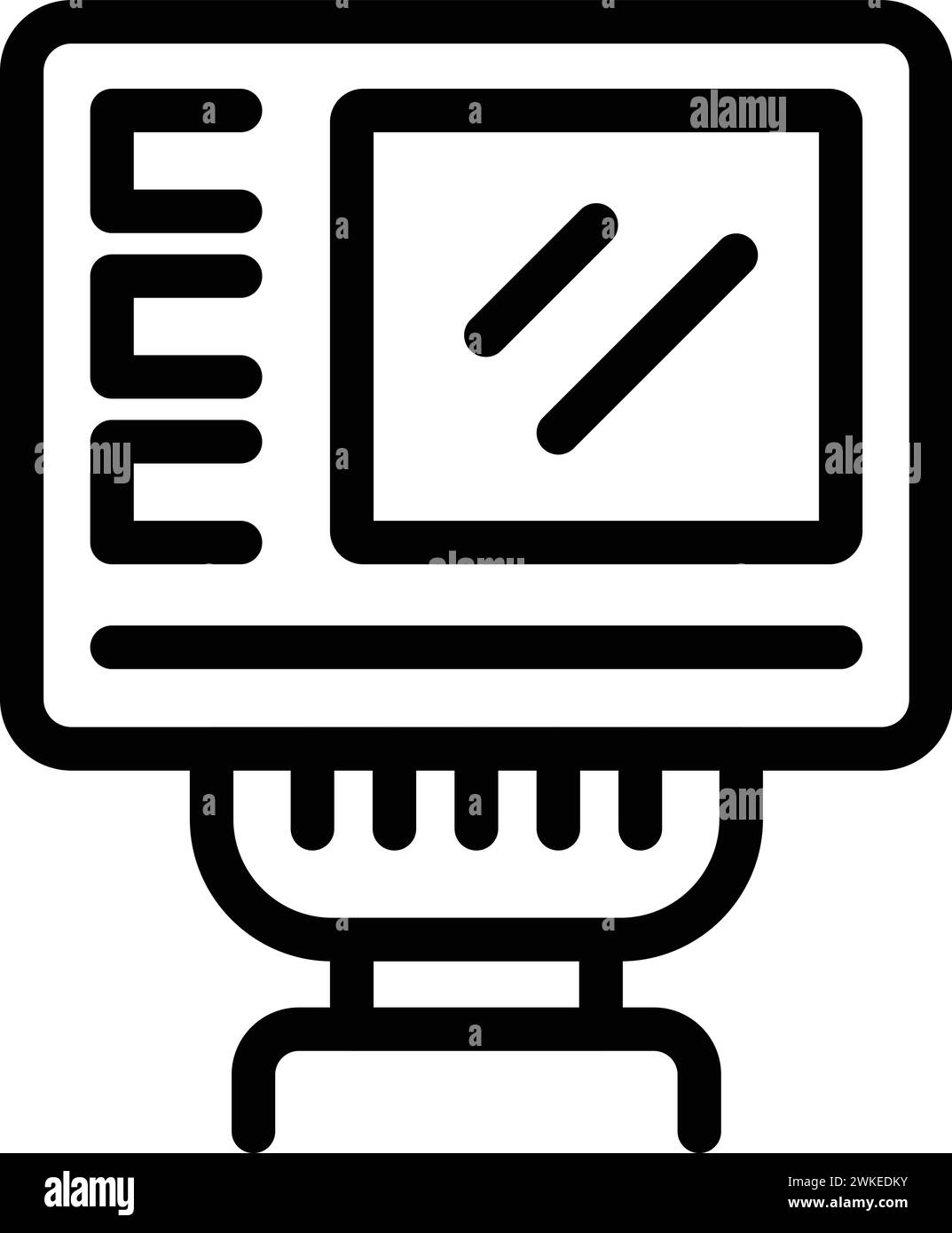 Action cam icon outline vector. Go pro camera tool. Compact adventure ...