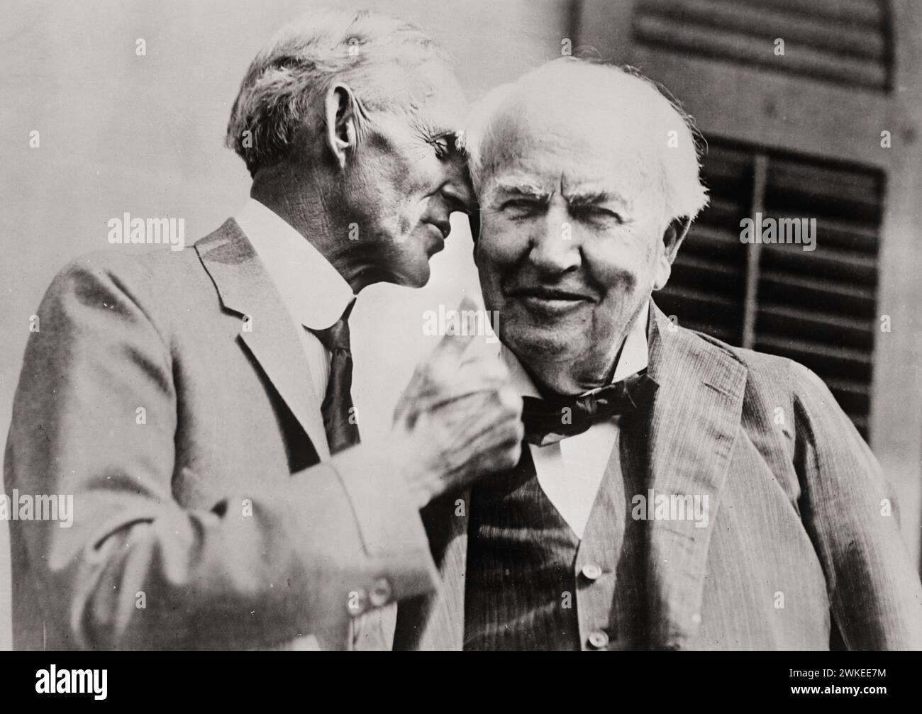 Henry Ford and Thomas A. Edison, Detroit Publising Co, c 1930 Stock Photo