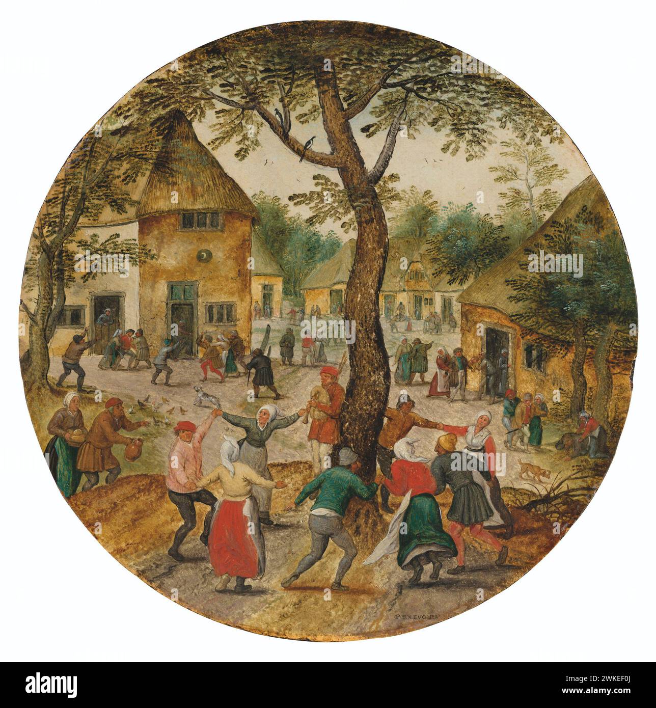 Summer. Museum: PRIVATE COLLECTION. Author: PIETER BRUEGHEL THE YOUNGER. Stock Photo