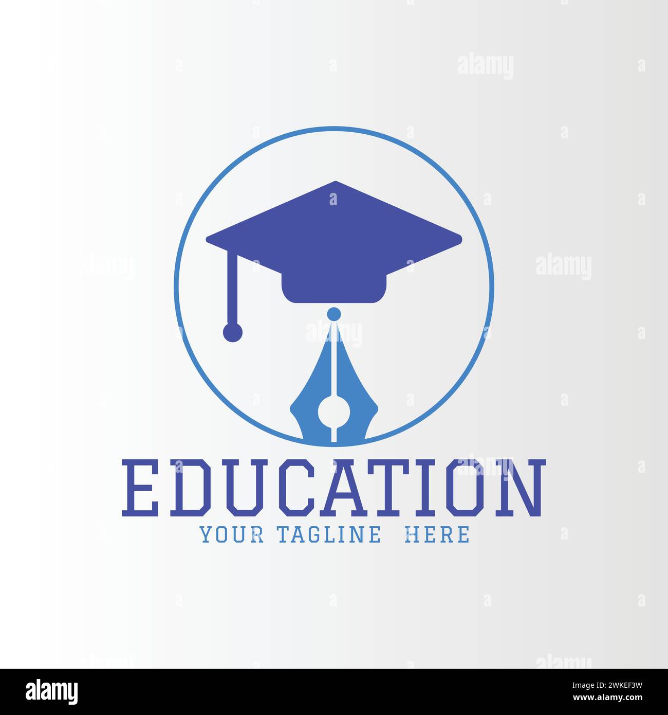 Education Logo Design And Vector Illustration. Stock Vector