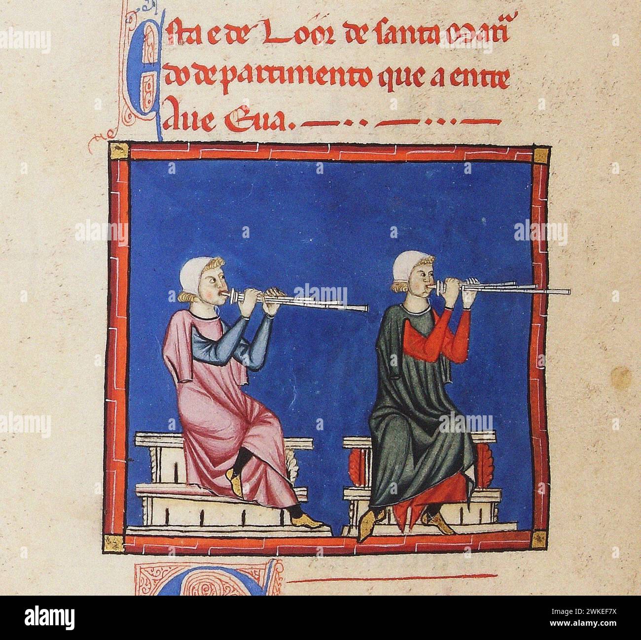 Cantigas de santa maria music hi-res stock photography and images - Alamy