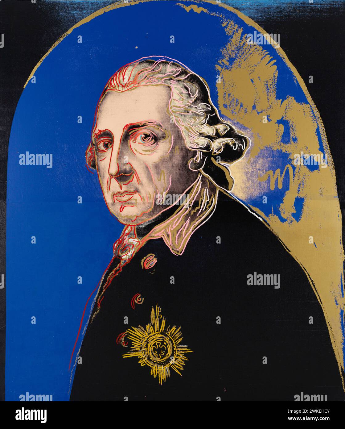 Friedrich II. Museum: © The Andy Warhol Foundation for the Visual Arts, Inc. Stock Photo