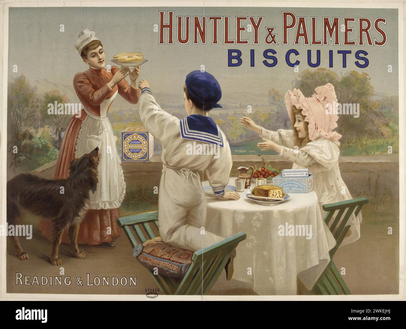 Huntley & Palmers Biscuits. Museum: PRIVATE COLLECTION. Author: ANONYMOUS. Stock Photo