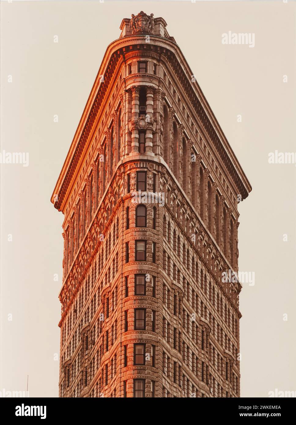 Flatiron Building, New York. Museum: Privatsammlung. Author: Reinhart Wolf. Stock Photo