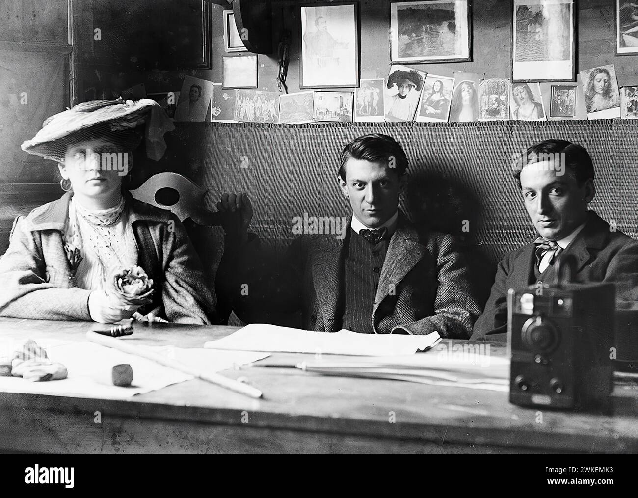 Fernande Olivier, Pablo Picasso und Ramon Reventós im El Guayaba in