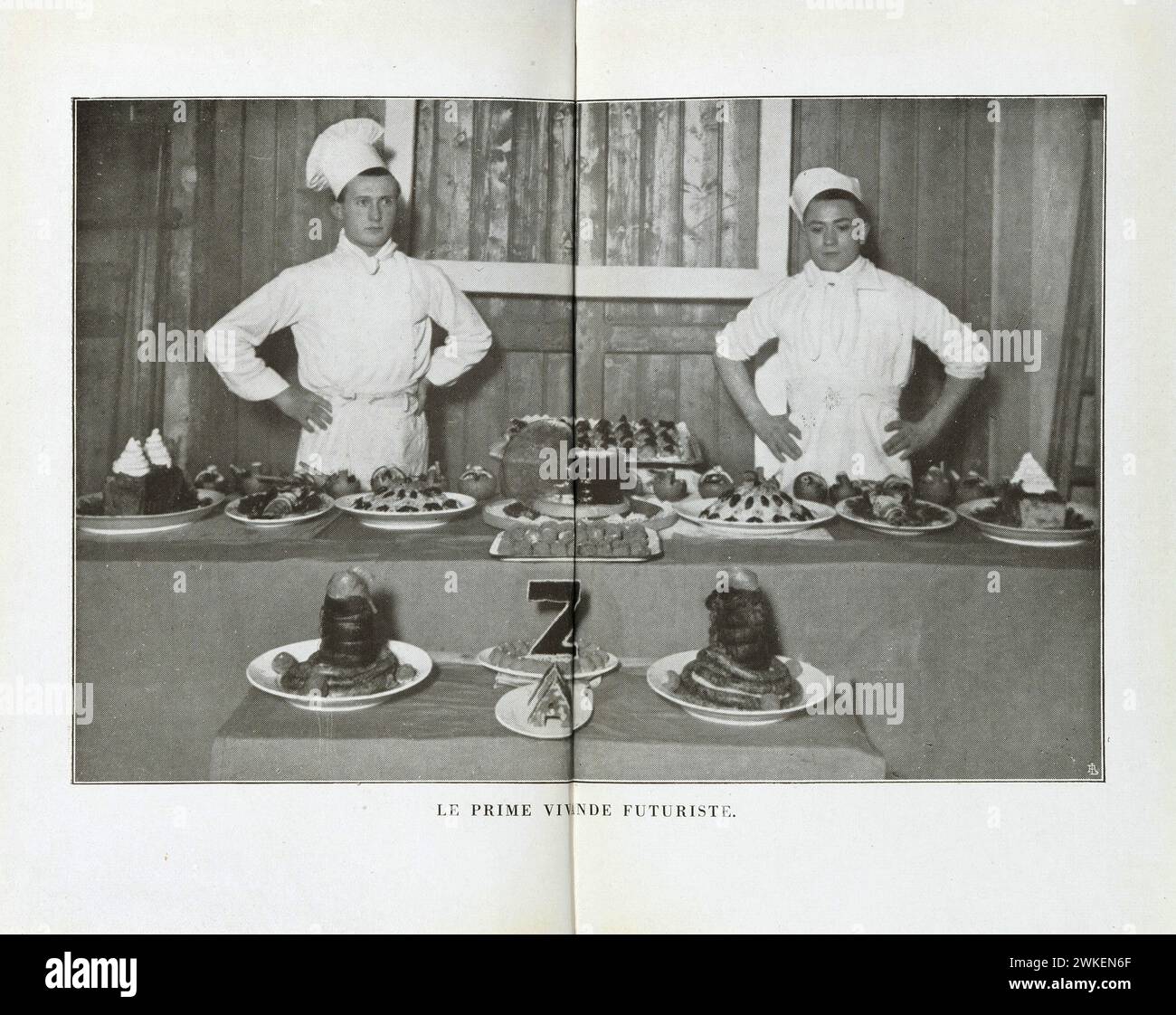 La cucina futurista. Museum: Privatsammlung. Author: Fillia (Luigi Colombo). Stock Photo
