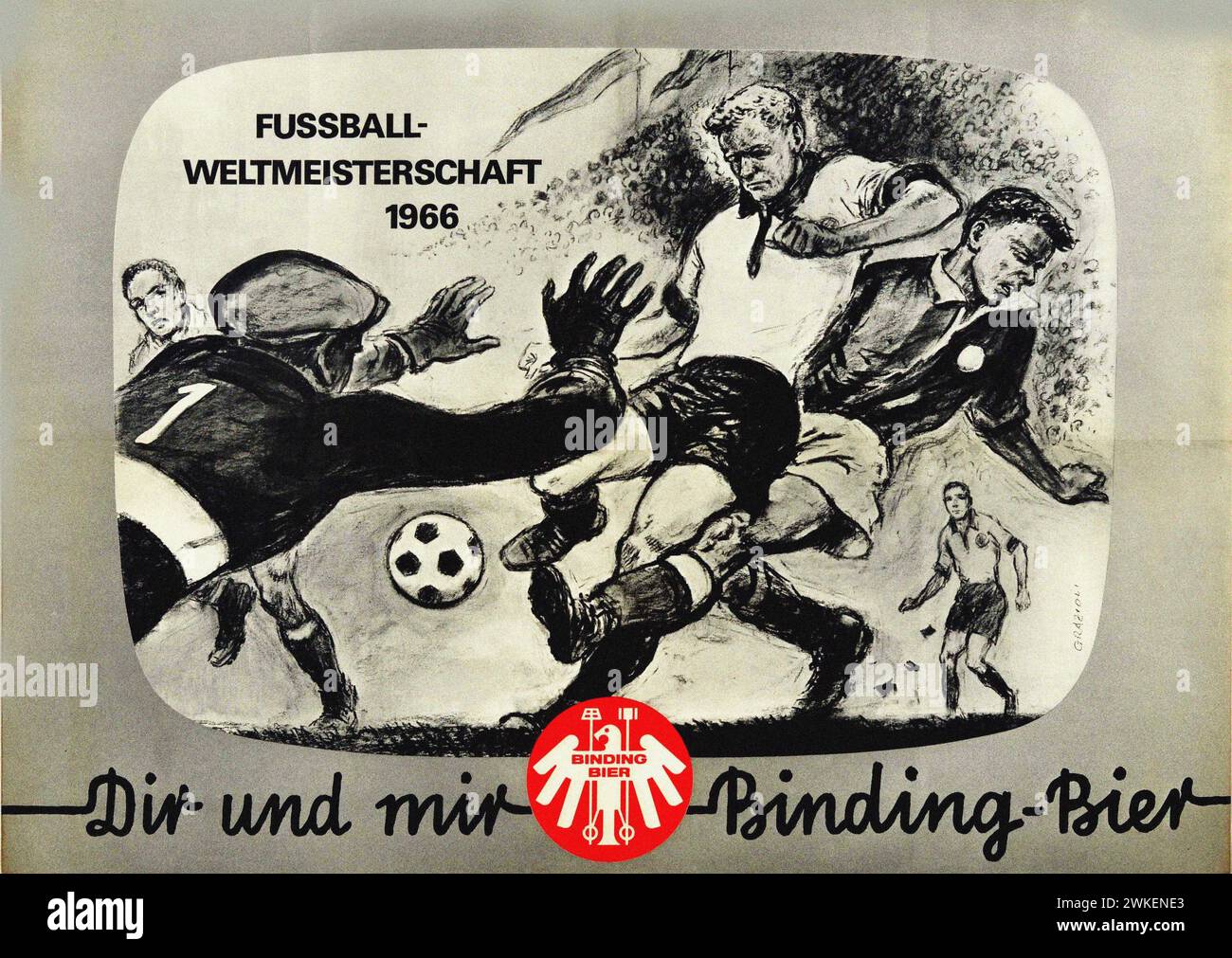 1966年ワールドカップ新聞印刷物：イングランド優勝イブニング