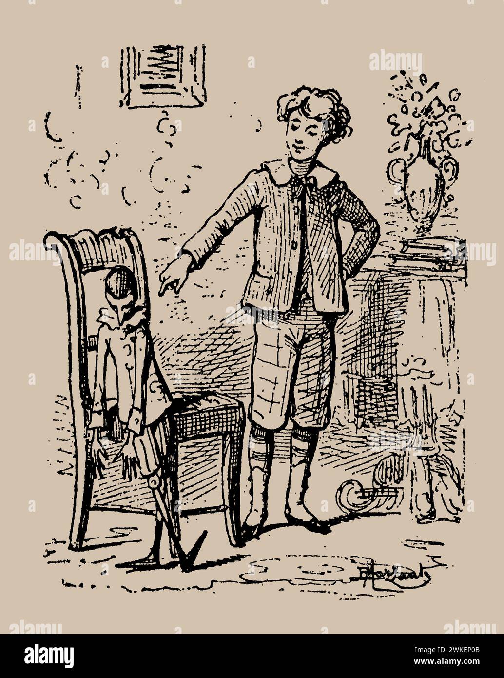 Illustration für "Le avventure di Pinocchio. Storia di un Burattino