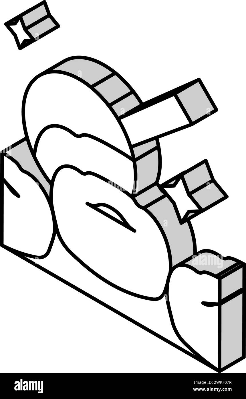 dentistry dental care isometric icon vector illustration Stock Vector ...