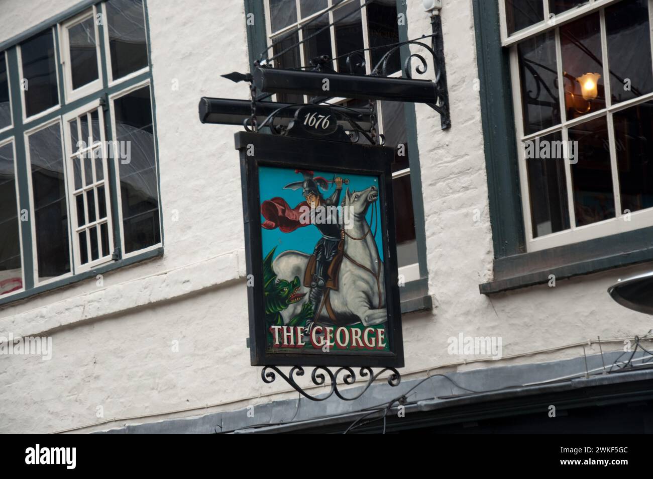 The George inn, Borough High Street,  Southwark,  Greater London,  United Kingdom Stock Photo