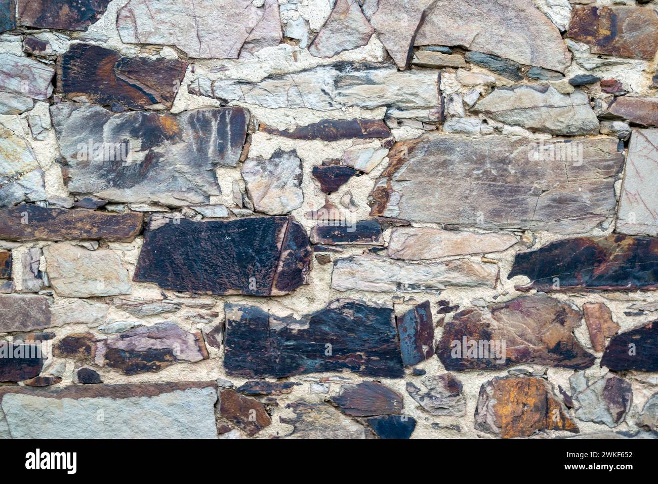nature stone wall background, texture Stock Photo