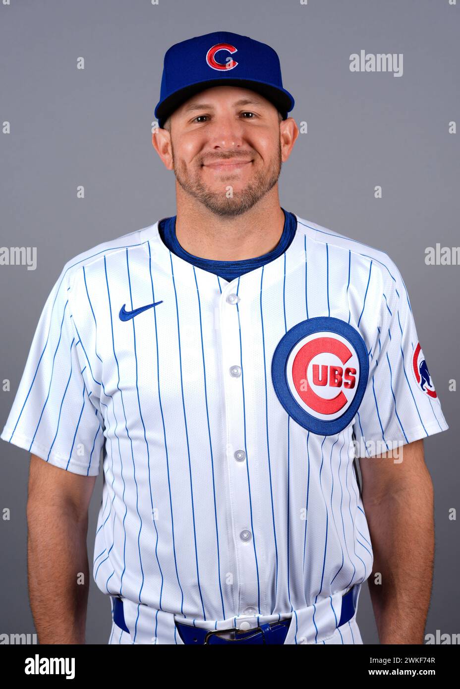 This is a 2024 photo of assistant pitching coach Daniel Moskos of the