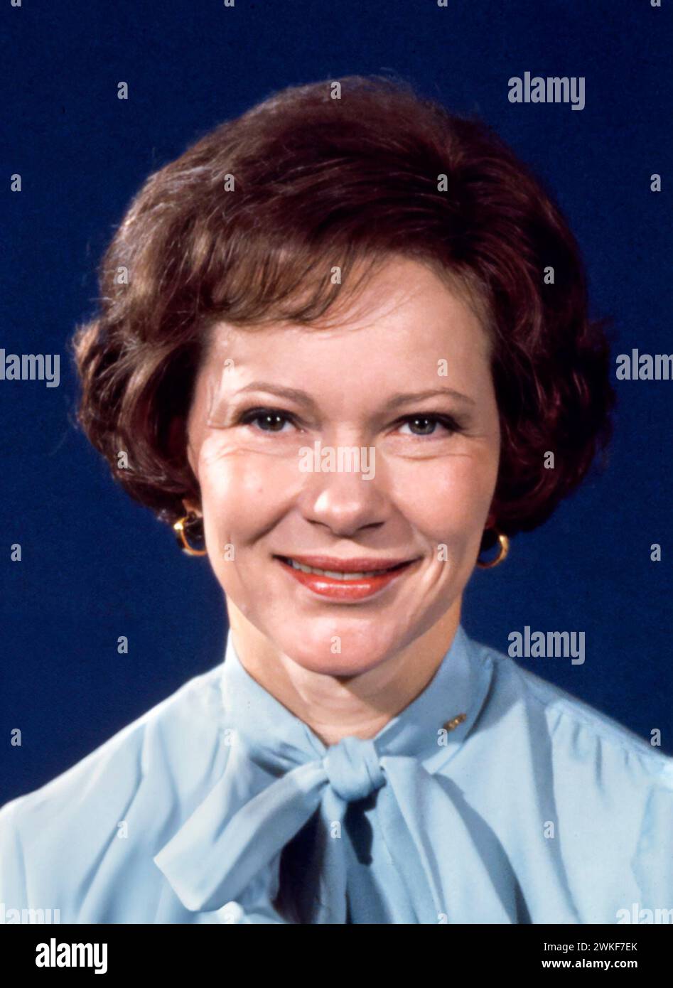 Rosalynn Carter. Portrait of the First Lady of the United States as the wife of President Jimmy Carter, Eleanor Rosalynn Carter (1927- 2023). Photo by Bernard Gotfryd, between 1977 and 1981 Stock Photo