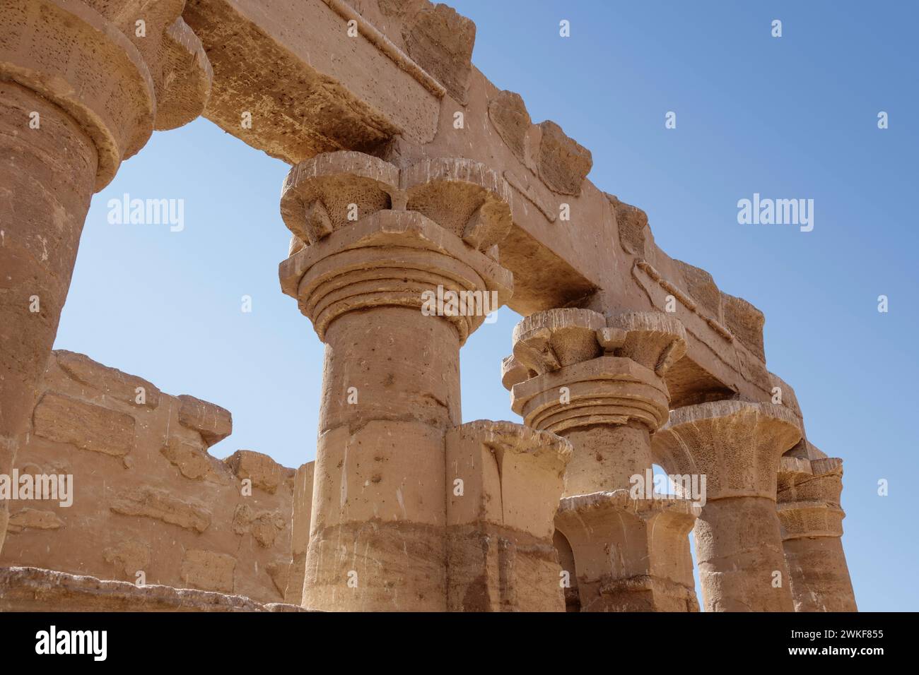 The Temple of Maharraqa on Lake Nasser, Egypt Stock Photo