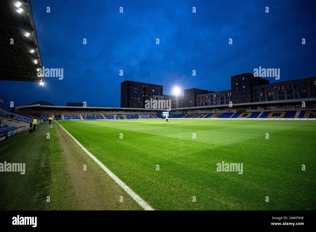London, UK. 20th Feb, 2024. Plough Lane A general view ahead of the EFL Sky Bet League 2 match between AFC Wimbledon and Crawley Town at Plough Lane, London, United Kingdom on 20 February 2024. (Stephen Flynn/SPP) Credit: SPP Sport Press Photo. /Alamy Live News Stock Photo
