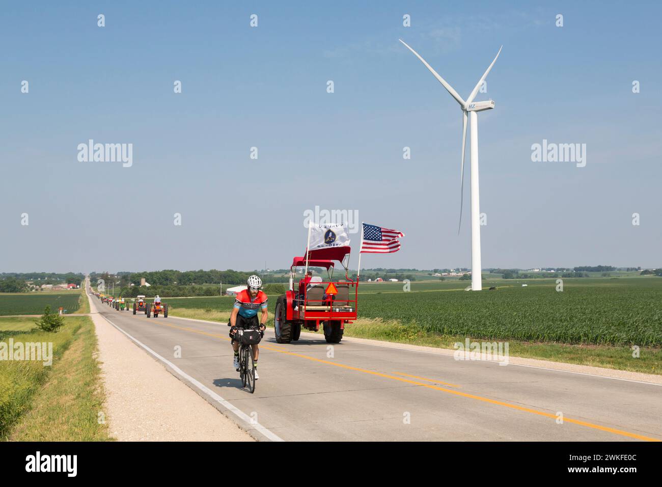 The Great Eastern Iowa Tractorcade near Earlville, Iowa Stock Photo Alamy