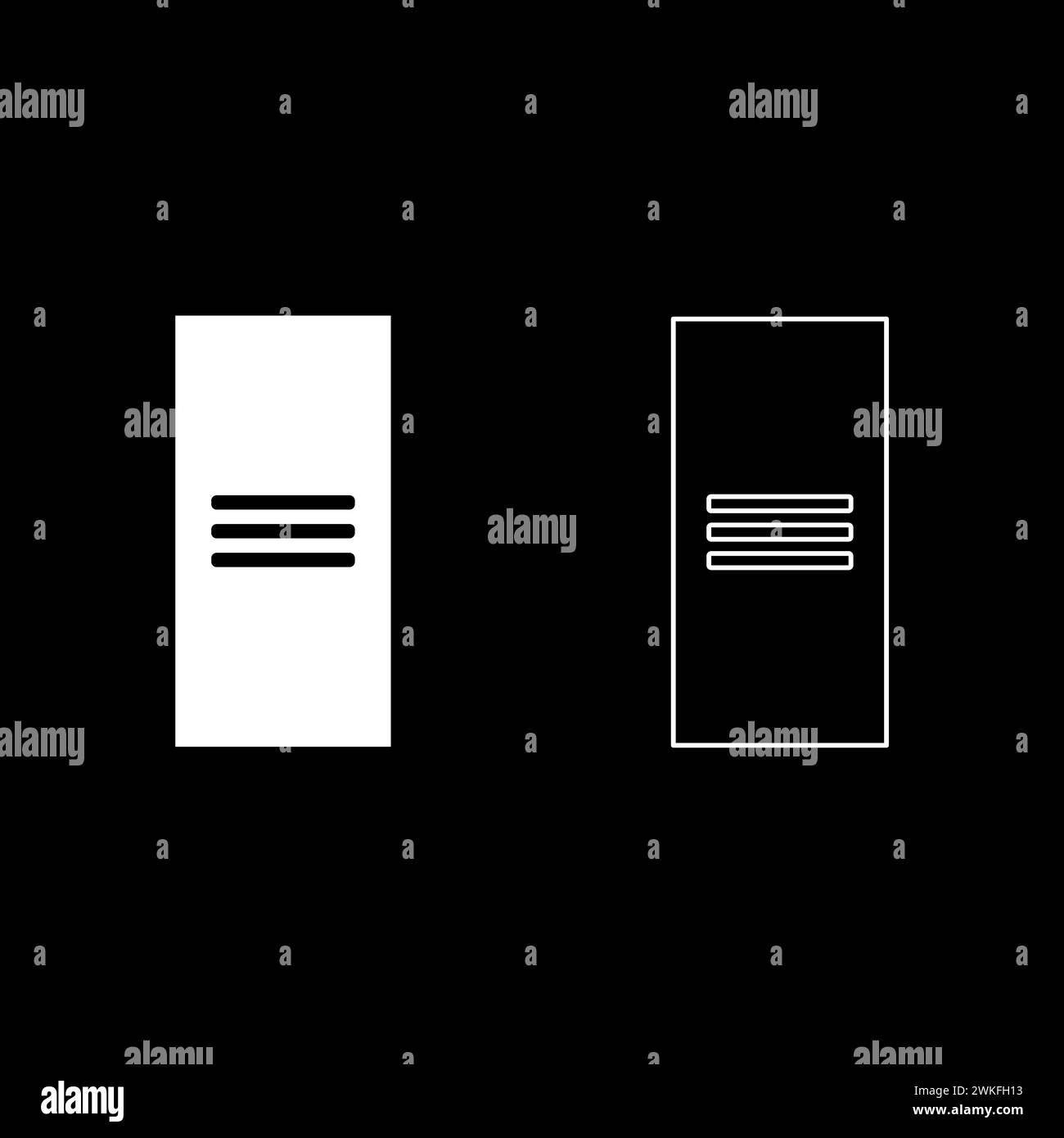 Metal cabinet steel locker box set icon white color vector illustration ...