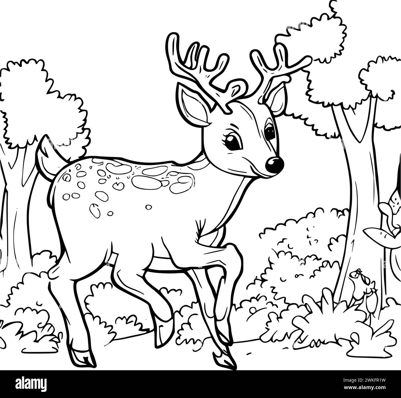 Kids Coloring Pages Drawing Stock Vector Image & Art Alamy