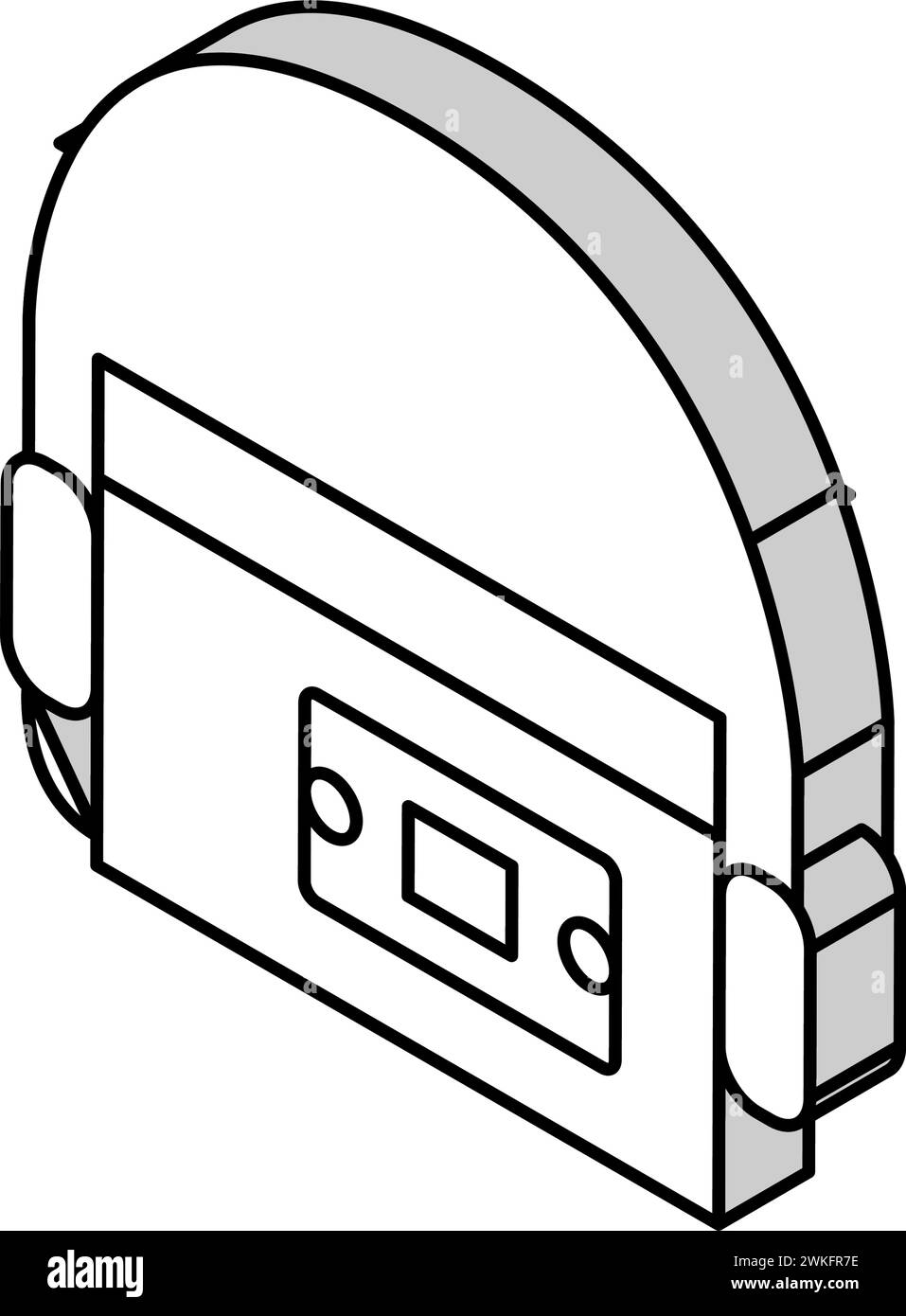 cassette audio player isometric icon vector illustration Stock Vector ...