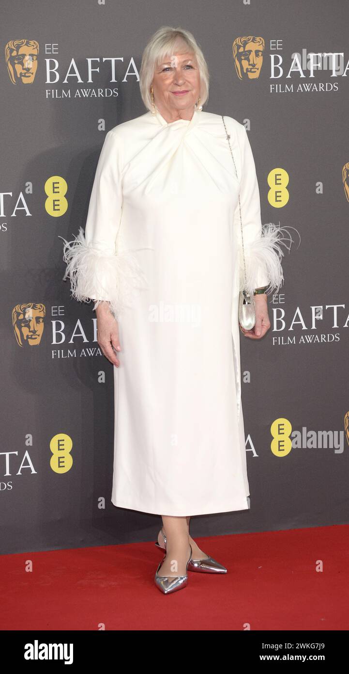 Photo Must Be Credited ©Alpha Press 078237 18/02/2024 Janty Yates at The 2024 EE BAFTA Film Awards Arrivals in London Stock Photo