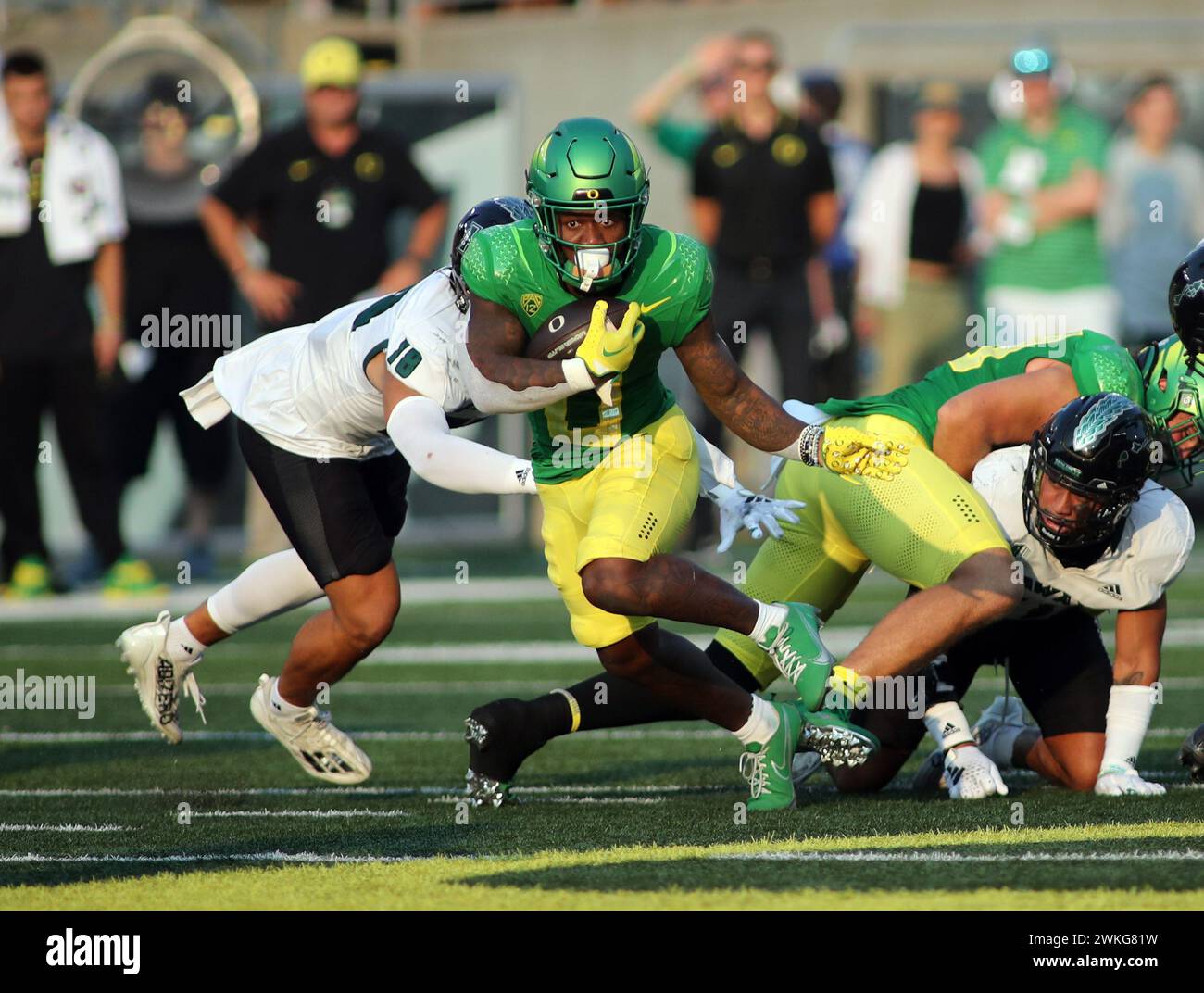 September 16, 2023 - Oregon Ducks Running Back Bucky Irving #0 During A ...