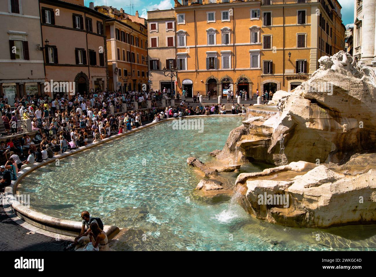 Fontana di Trevi, Rome Stock Photo