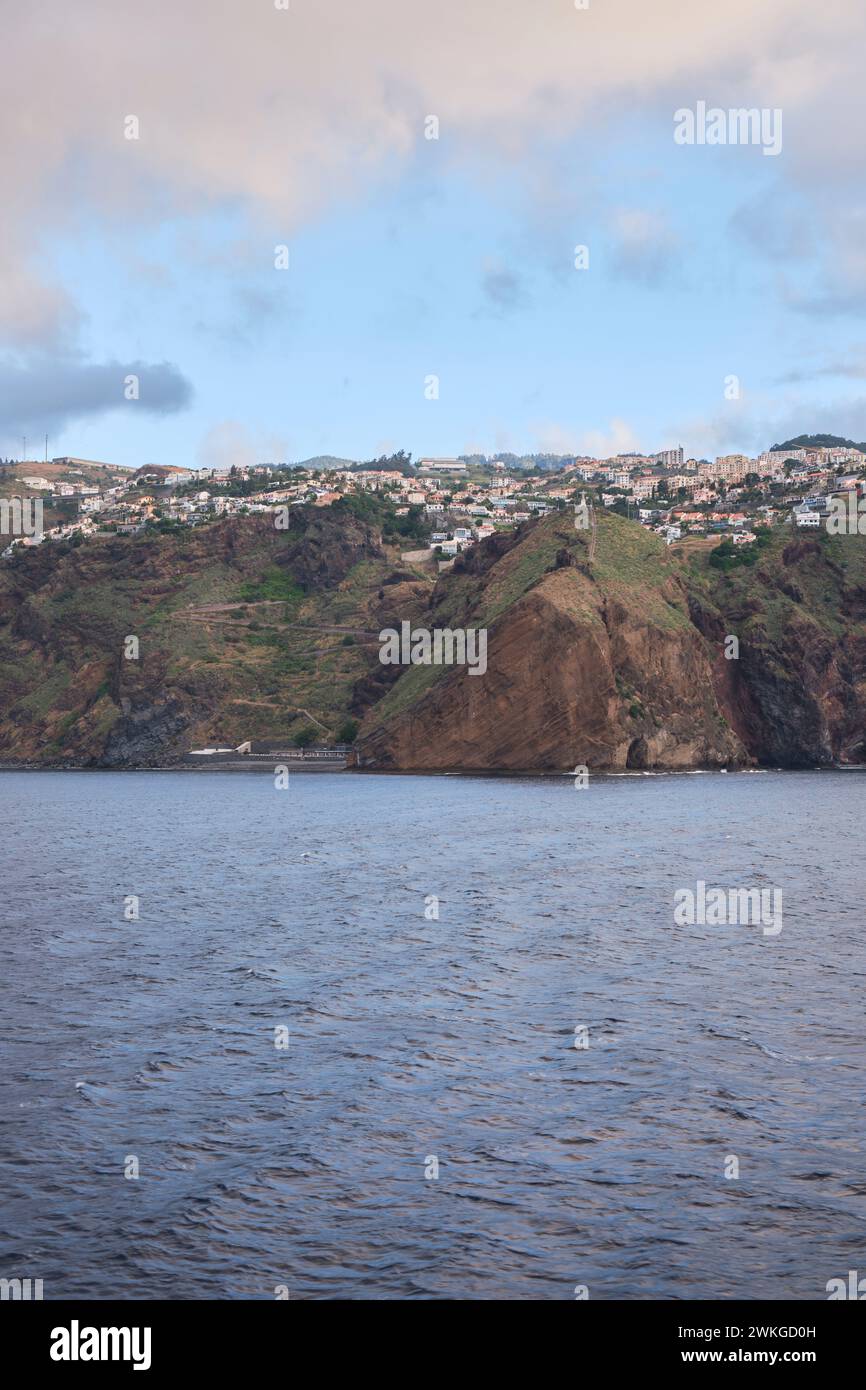 Ferry boat trip from Madeira to Porto Santo Stock Photo