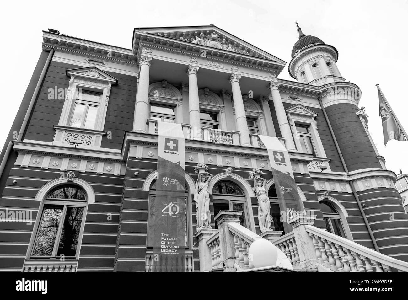 Sarajevo - Bosnia and Herzegovina - 11 FEB 2024: Exterior view of the