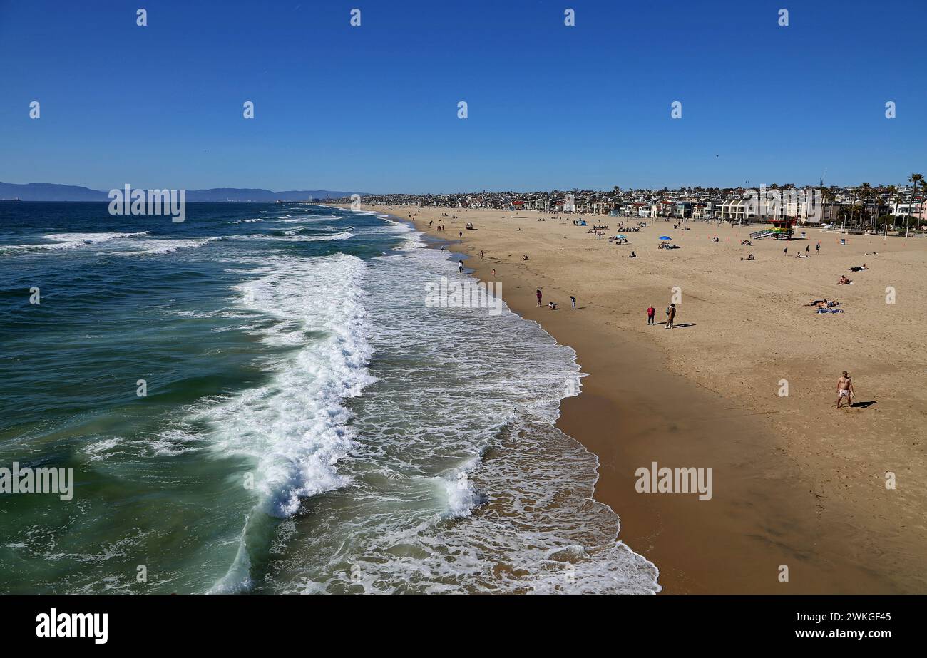Hermosa beach california stock photo alamy