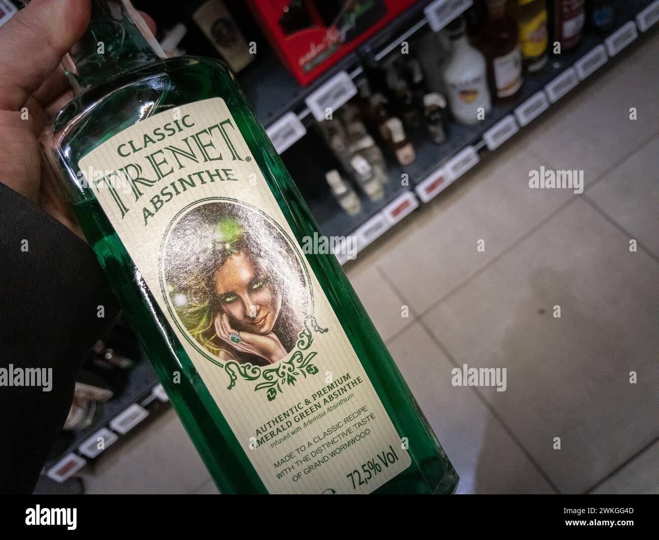 Trenet green absinthe hi-res stock photography and images - Alamy