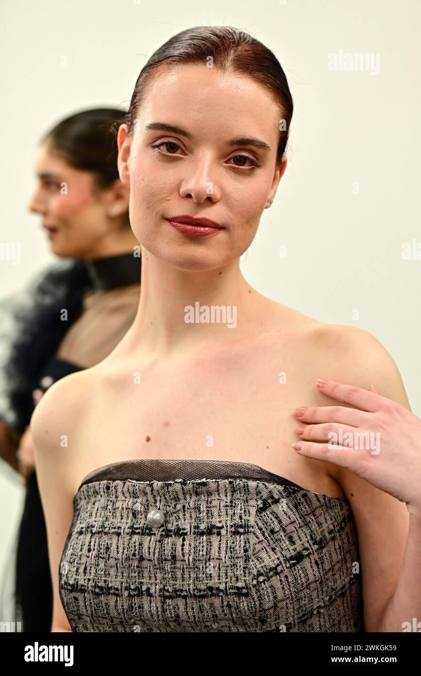 Conduit Street, London, UK. 20th Feb, 2024. Maria Quirighetti is a