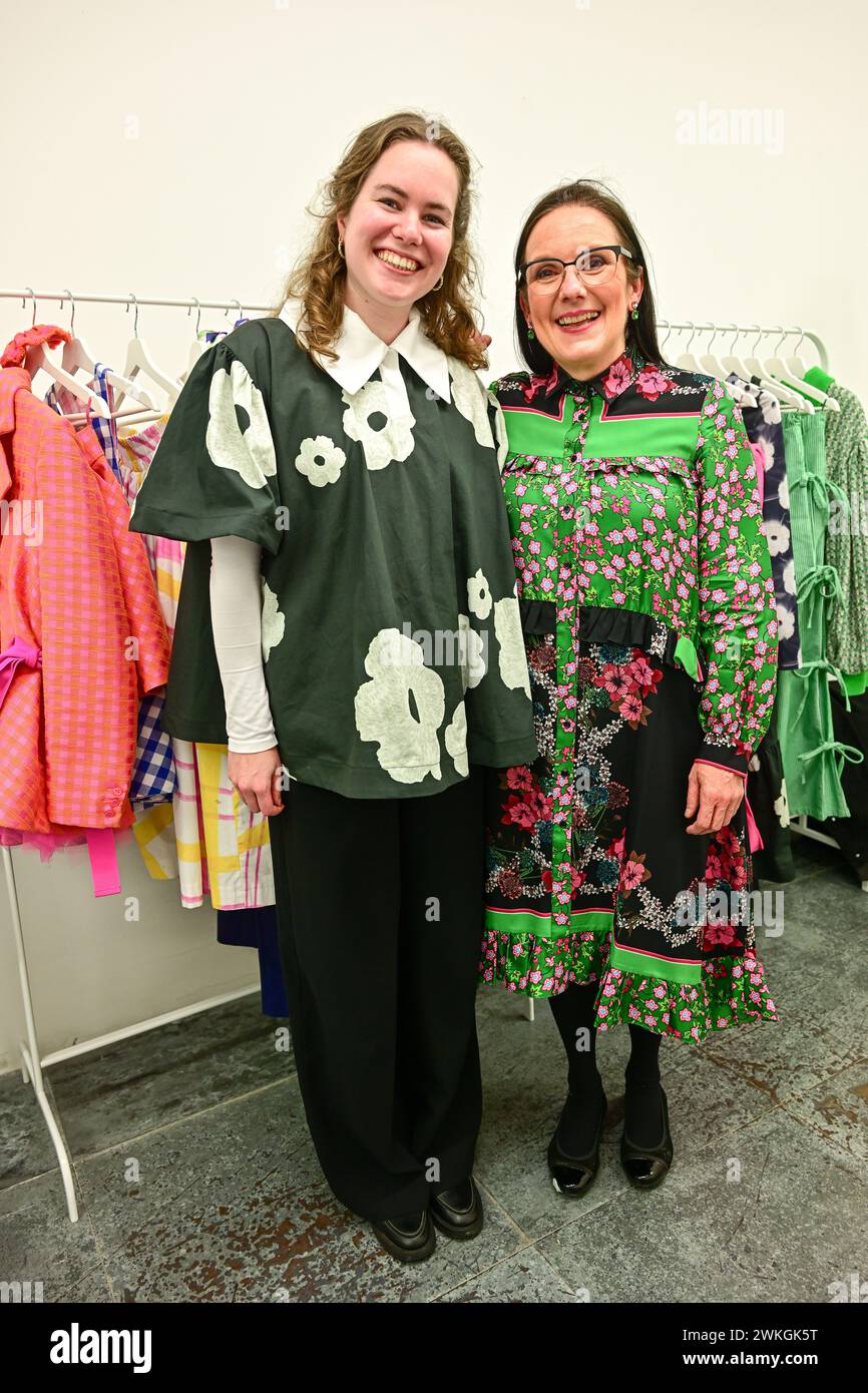 Conduit Street, London, UK. 20th Feb, 2024. Designer Lotte van Stijn