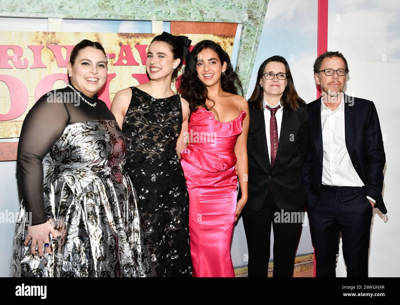Beanie Feldstein, from left, Margaret Qualley, Geraldine Viswanathan, Tricia Cooke and Ethan