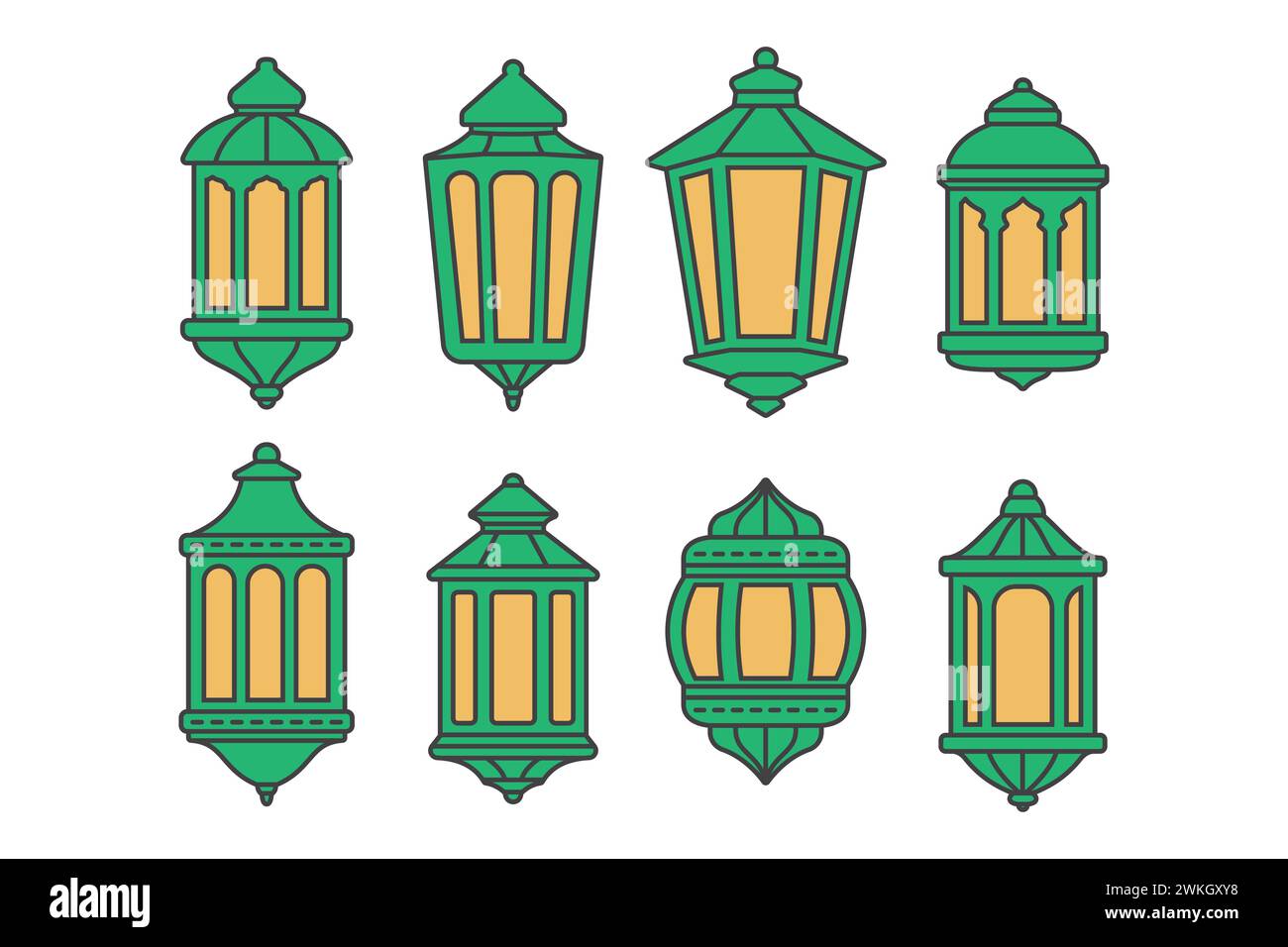 Ramadan lanterns Collection of traditional middle eastern lanterns