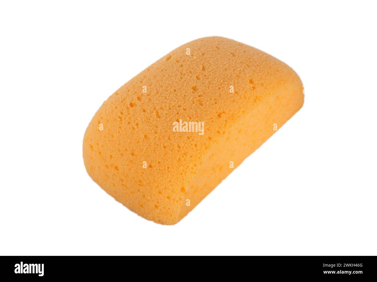sponge for car in front of white background Stock Photo