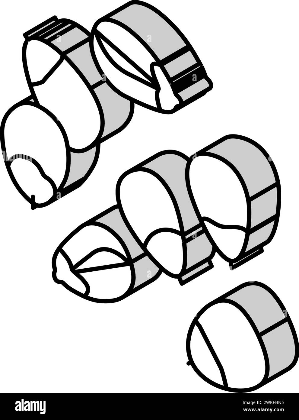 Grain corn isometric icon hi-res stock photography and images - Alamy