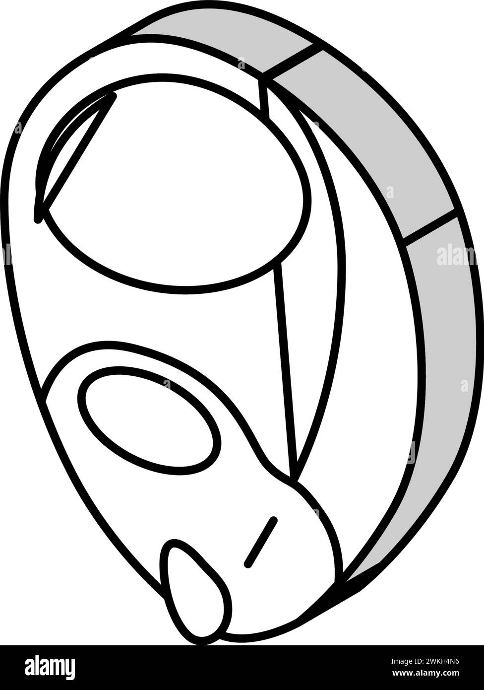 corn grain isometric icon vector illustration Stock Vector Image & Art ...