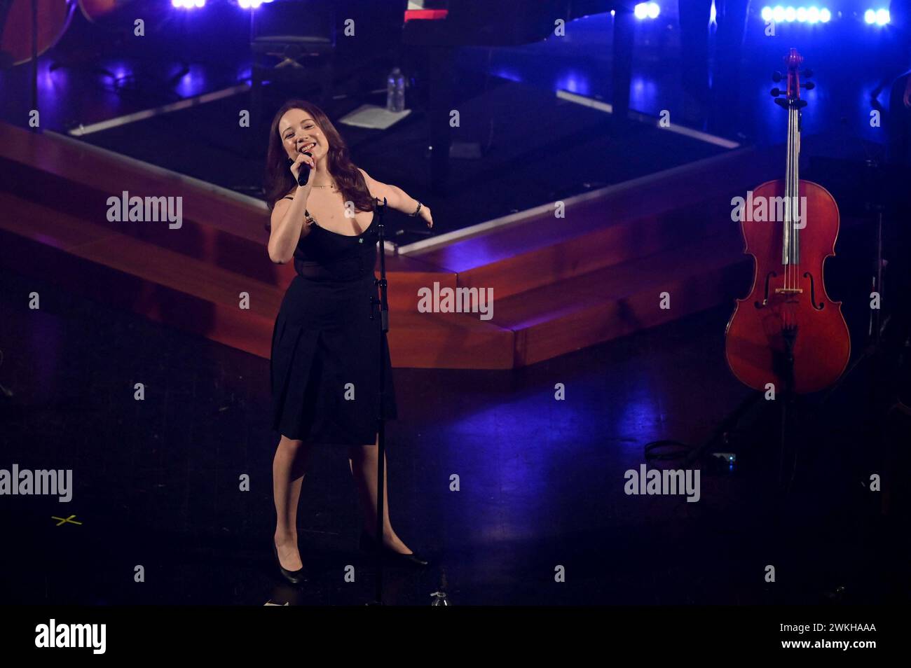 Paris, France. 20th Feb, 2024. Icelandic singersongwriter and record