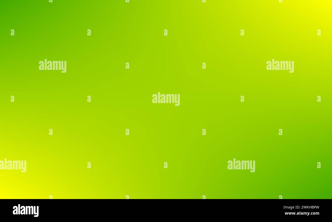 Bright green gradient background. Abstract smooth vibrant backdrop template. Simple vector illustration Stock Vector