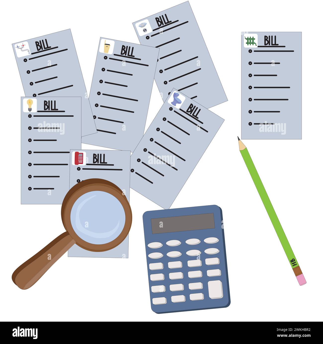 Business gas bill Stock Vector Images - Page 3 - Alamy