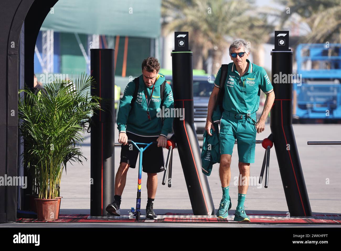 Sakhir, Bahrain. 21st Feb, 2024. Fernando Alonso (ESP) Aston Martin F1 Team. 21.02.2024. Formula 1 Testing, Sakhir, Bahrain, Day One. Photo credit should read: XPB/Alamy Live News. Stock Photo