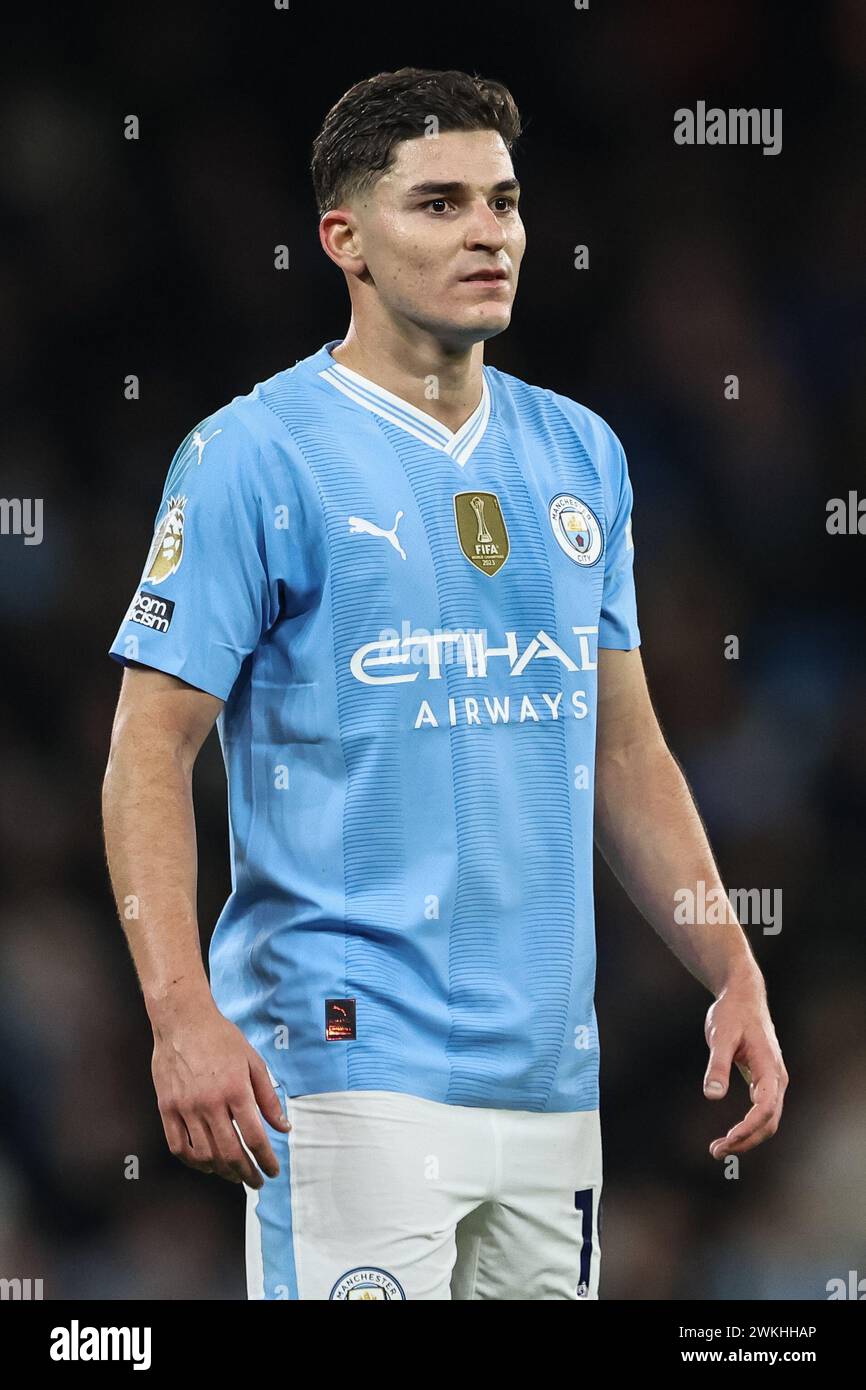 Julin Lvarez Julián Álvarez of Manchester City during the Premier League match