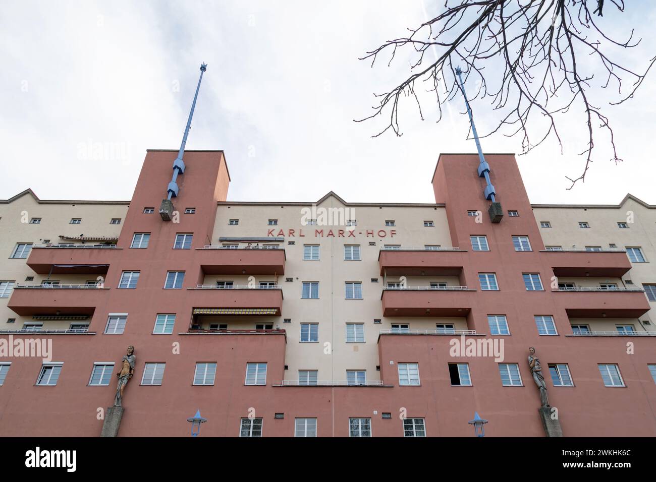 Karl Marx Hof or Karl Marx Court Vienna Austria The longest single Karl Marx Hof or Karl Marx Court Vienna Austria The longest single